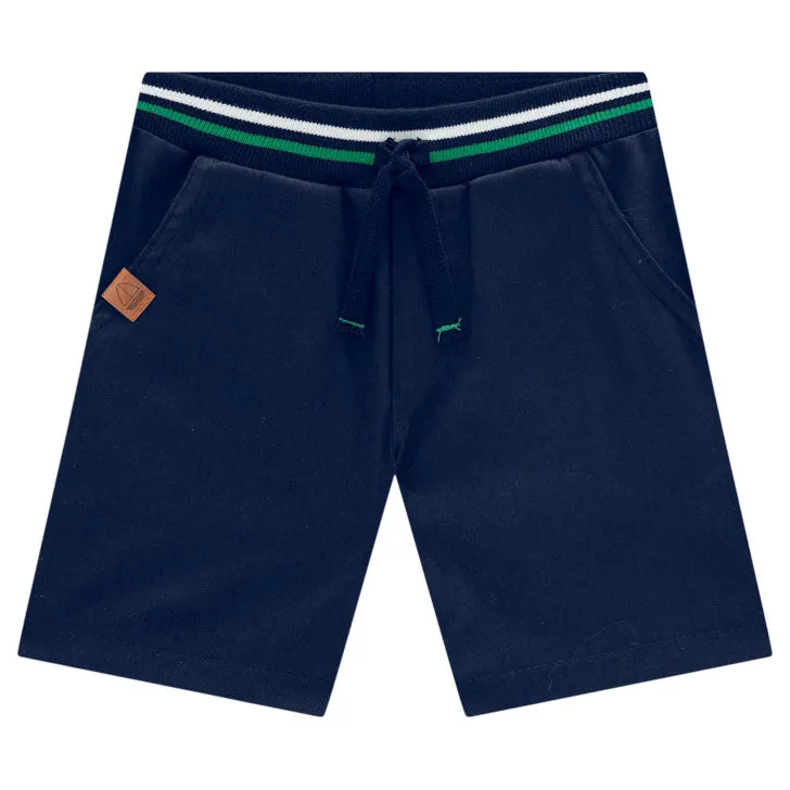 2 Piece Boys S/S Henley Shirt & Shorts