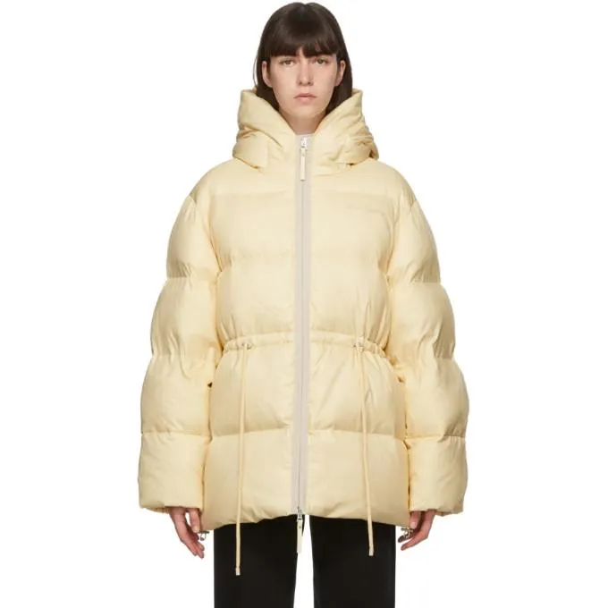 Acne Studios Beige Down Ripstop Coat