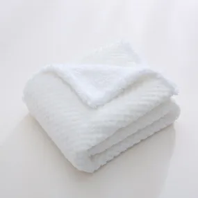 Autumn And Winter Double-layer Thickened Baby Lambswool Thermal Blanket
