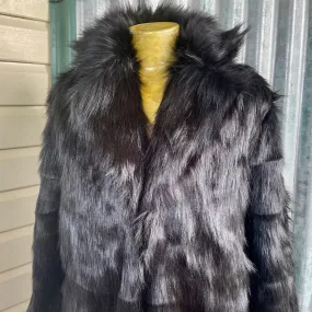 Black Fur Coat Lined - New