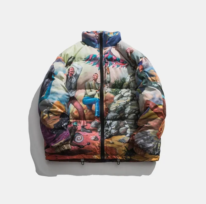 BLEGCN BLACK ENERGY HIGH NECK BOMBER JACKET