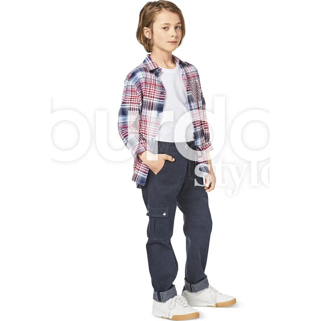 Burda Style Pattern B9354 Girl / Girl Plus Pant and Short