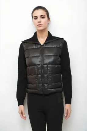 Convertible Collar Zip Front Jacket