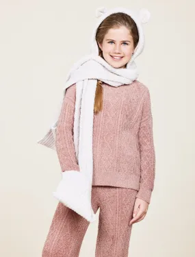 CozyChic® Youth Bear Beanie Scarf