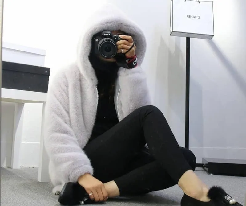 Cula Crop Faux Fur Coat