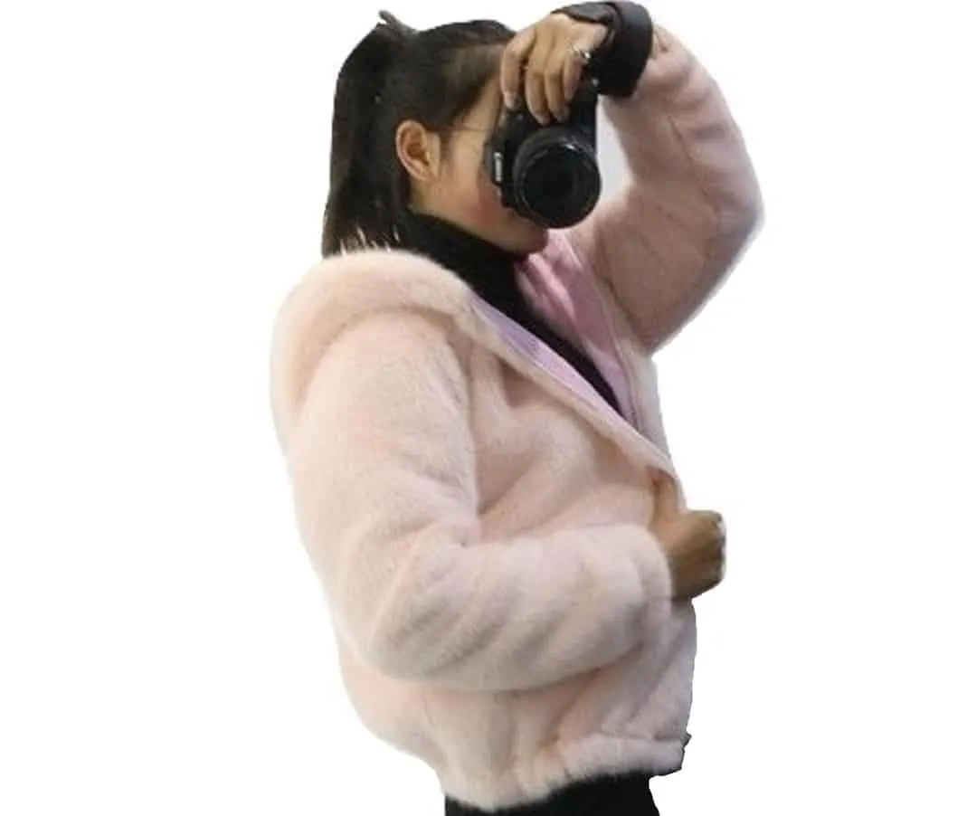 Cula Crop Faux Fur Coat