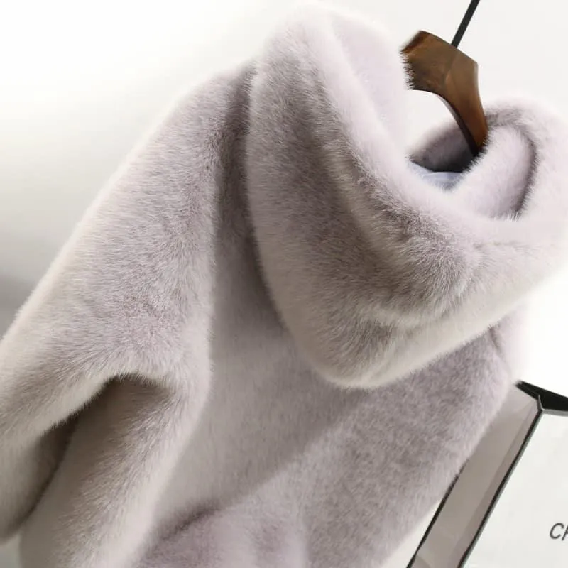 Cula Crop Faux Fur Coat