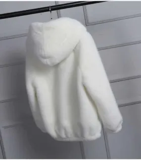 Cula Crop Faux Fur Coat