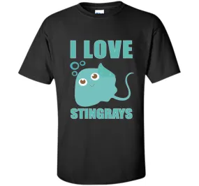 CUTE I LOVE STINGRAYS T-SHIRT Funny Zoo and Animal Gift