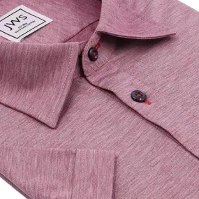 Dark Red Fine Pique Polo Shirt