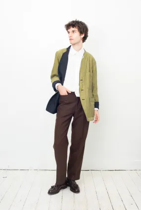 Dirk Bikkembergs 2000's wool brown straight trousers