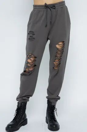 Distressed Joggers