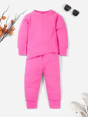 Kids Rib Innerwear Pink Sw - Sunshine