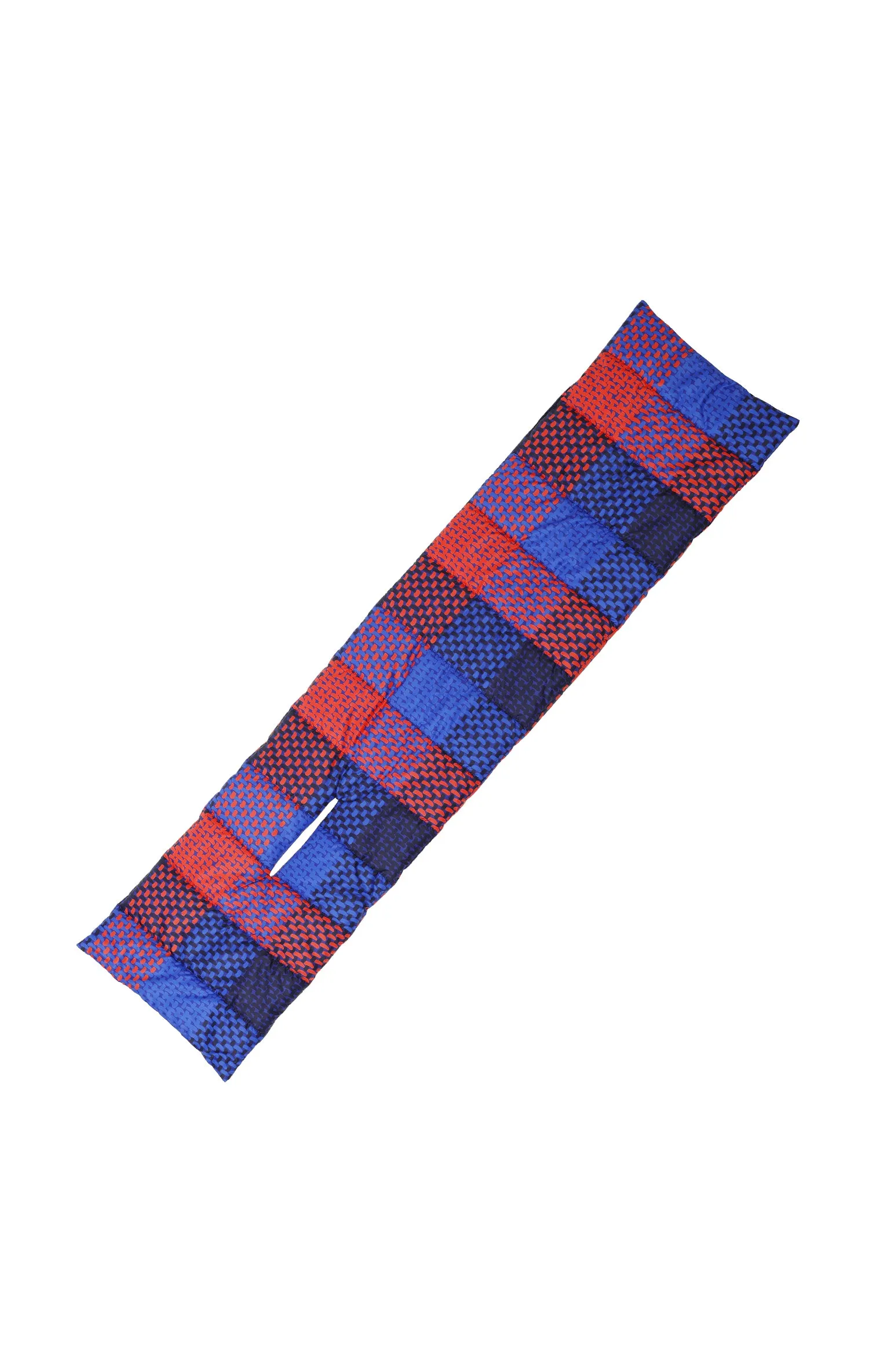 KITZBÜHEL puffer scarf 'checked red'