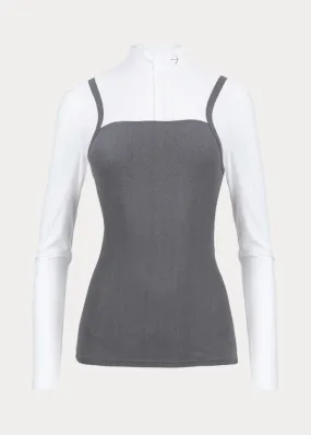 LAGUSO COMPETITION SHIRT SAVANNA GREY MELANGE