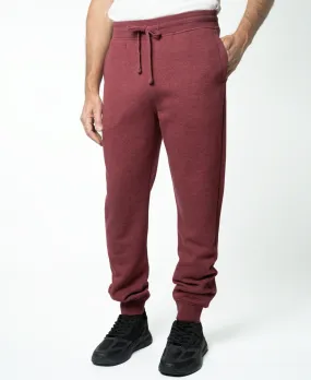 Lazer Mens Burnout Pants Fleece Jogger Sweatpants Cabaret Red XXL