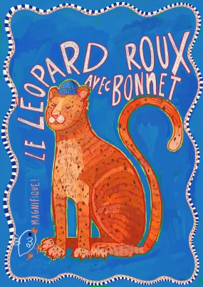 Le Léopard Roux Matte Art Print