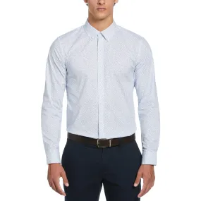Micro Floral Print Dress Shirt