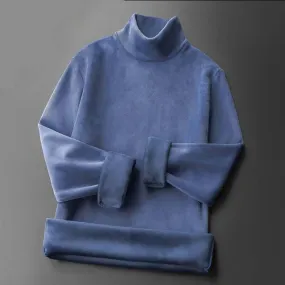 Plush Turtleneck Sweater for Women