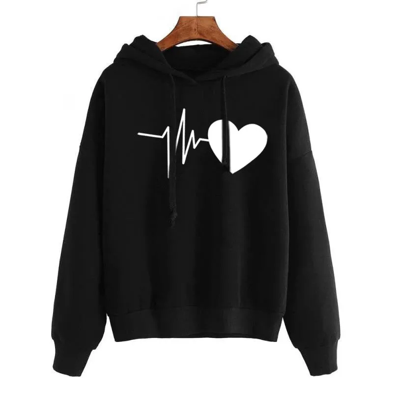 Printed Autumn Long Sleeve Hoodie - GlamzLife