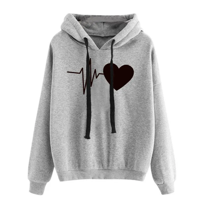 Printed Autumn Long Sleeve Hoodie - GlamzLife