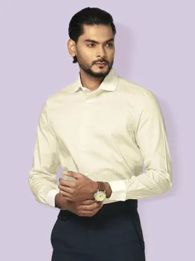 Supima Yellow Full Sleeve Formal Shirt