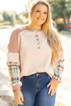 The Plaid Layered Henley Shirt